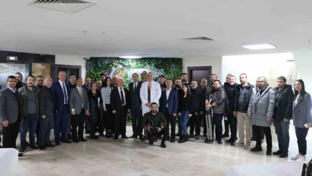 Denizli Tekden Hastanesi'nden gazetecilere check up jesti