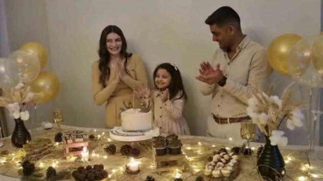Depremden bu yana haber alınamayan anne, baba ve minik Asel'den geriye yürek yakan doğum günü görüntüleri kaldı