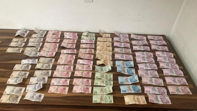 Dilencinin üzerinden 6 bin TL çıktı