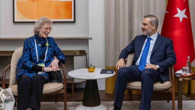 Dışişleri Bakanı Fidan, Küresel Akiller Grubu Başkanı Robinson ile görüştü