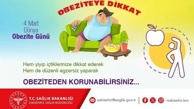 Doç. Dr. Yaşar Bildirici, Dünya Obezite Günü'nde vatandaşları uyardı