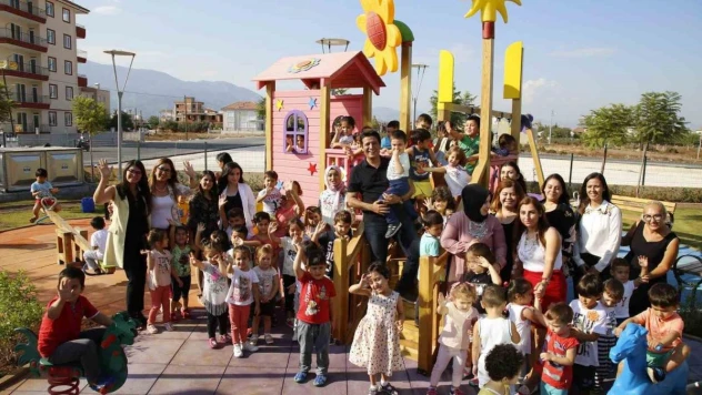 Döşemealtı Belediyesi'nin, 'Ekolojik Kreşi' ilgi görüyor