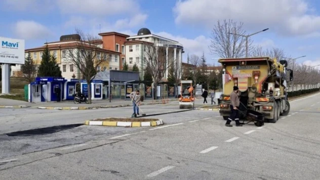 DPÜ'de yerleşke içi ulaşım çalışmaları