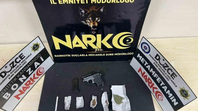 Düzce'de uyuşturucu operasyonu: 4 gözaltı