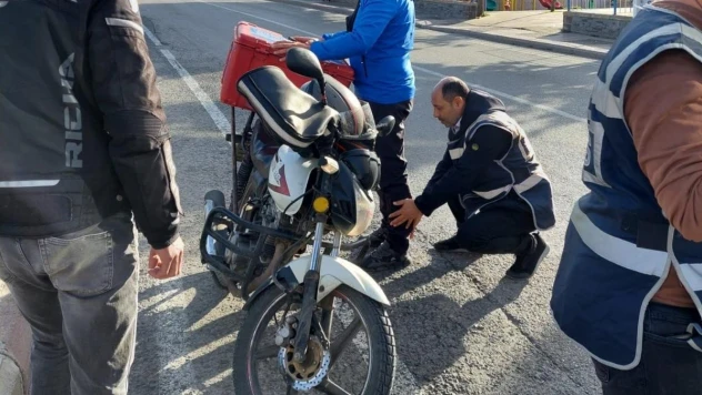(Düzeltme) Samsun'da polisten motosiklet uygulaması