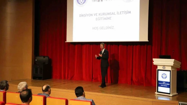 EBYÜ akademik ve idari personele Diksiyon ve Kurumsal İletişim Eğitimi Verildi