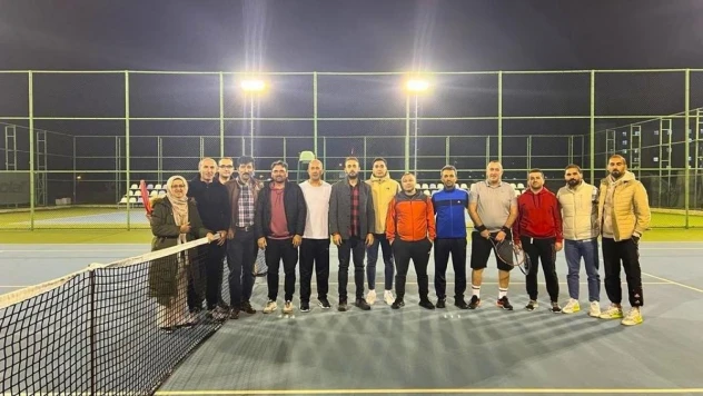 EBYÜ Erkekler Kort Tenis Turnuvası sona erdi