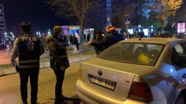 Edirne polisinden 'Şok' asayiş uygulaması