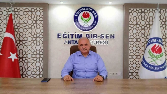 Eğitim Bir Sen Antalya Başkanı Miran: 'İddia değil iftira'