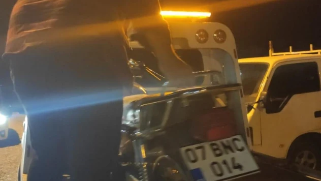 Ehliyetsiz motosiklet sürücüsüne 37 bin 600 TL ceza