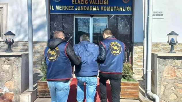 Elazığ'da 20 yıl kesinleşmiş hapis cezası bulunan şahıs jandarma ekiplerince yakalandı