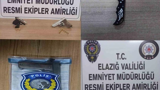 Elazığ'da asayiş uygulaması: 32 şahıs hakkında işlem yapıldı