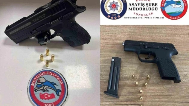 Elazığ'da ruhsatsız silah operasyonu: 2 kişi yakalandı