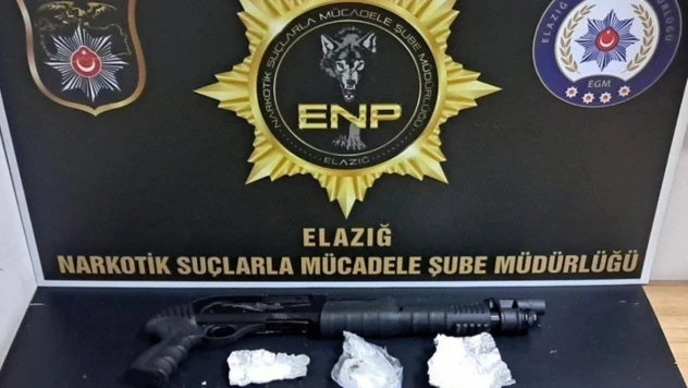 Elazığ'da uyuşturucu satıcılarına operasyon: 2 tutuklama