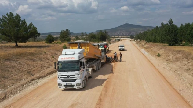 Emet-Tavşanlı karayolu yapımında sona gelindi