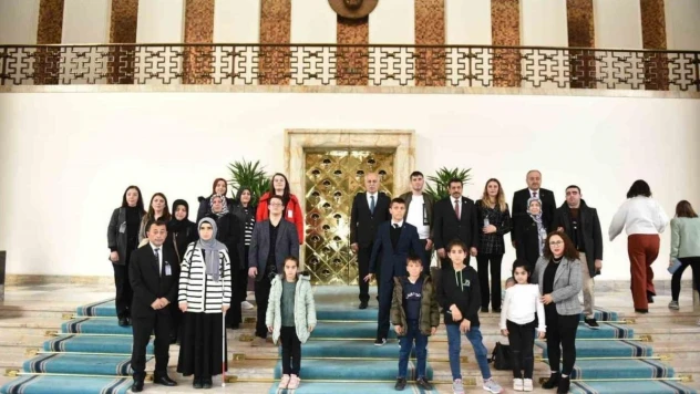 Engelli öğrenciler, TBMM'de ağırlandı