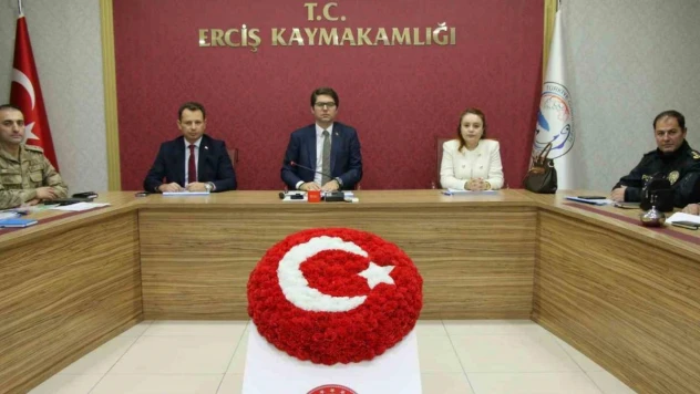 Erciş'te 'Seçim Güvenliği ve Koordinasyon Toplantısı' yapıldı