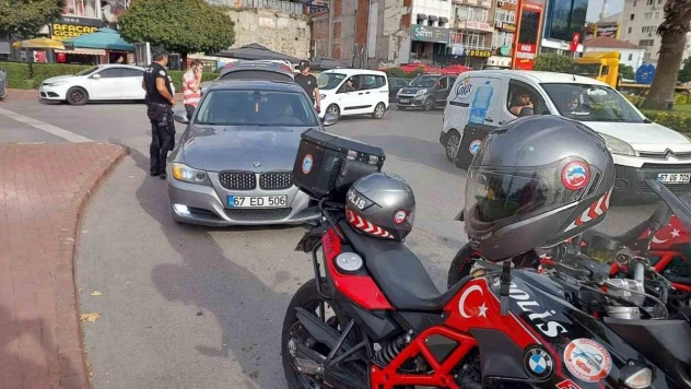 Ereğli'de emniyetten modifiye araçlara sıkı takip