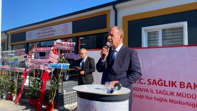 Ereğli'de Saliha Gözkara Aile Sağlık Merkezi açıldı