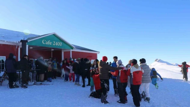 Ergan Kayak Merkezinde sömestr yoğunluğu