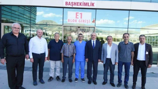ERVAK' tan Şehir Hastanesi Başhekimi Tör'e ziyaret