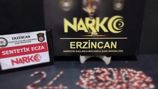 Erzincan'da üzerinde uyuşturucu bulunan şüpheli gözaltına alındı