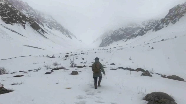 Erzincan'ın yüksek kesimlerine kar yağdı