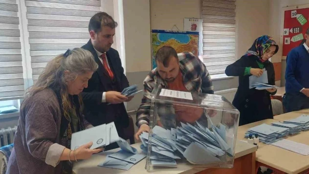 Erzurum'da oy sayım işlemi başladı