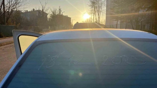 Eskişehir'de kırağı etkili oldu