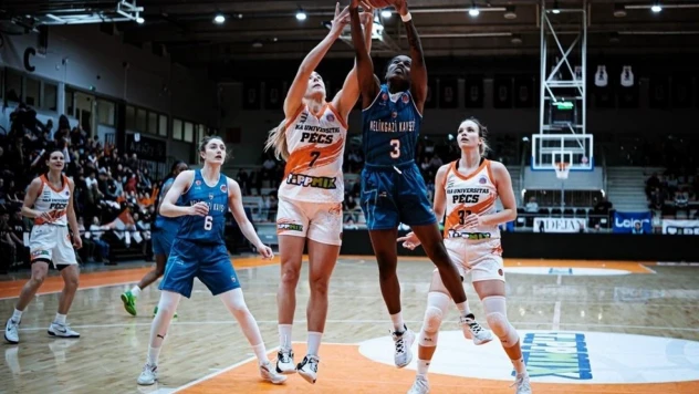 EuroCup Women: NKA Pecs Üniversitesi: 72 - Melikgazi Kayseri Basketbol: 70