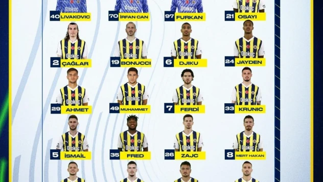 Fenerbahçe'nin Union Saint-Gilloise maçı kamp kadrosu belli oldu