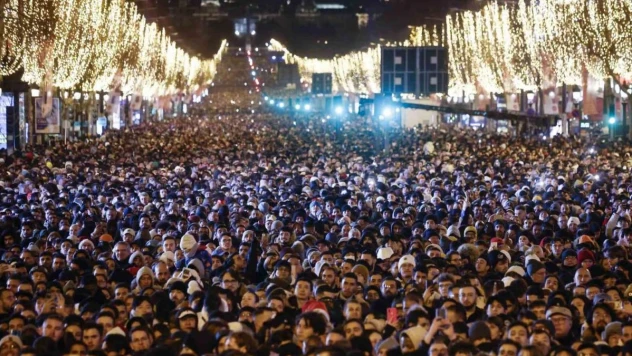 Fransa'da yeni yıl coşkusu