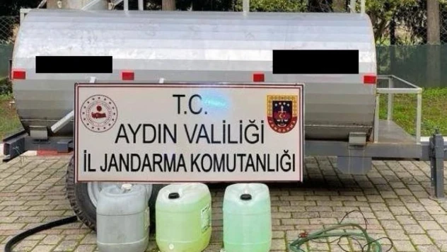 Germencik'te kaçak akaryakıt ele geçirildi