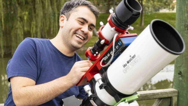 Gezeravcı'nın 0,6 saniyelik geçişini görüntülemek için dondurucu soğukta 3 saat bekledi