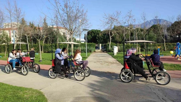 Güzel havanın tadını çıkardılar