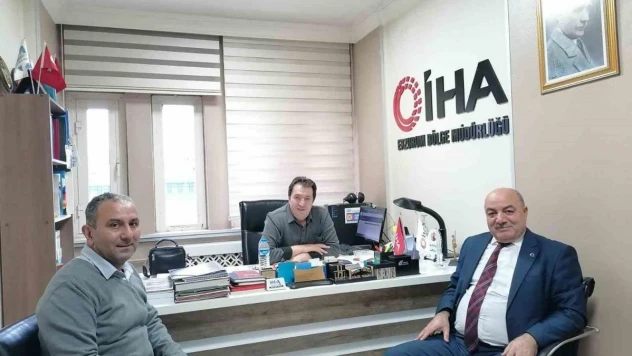 Hak Sen Konfederasyonu Bölge Başkanı İlim Gödekmerdan İHA'ya ziyaret