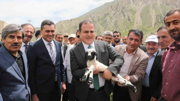 Hakkari'de 4 bin küçükbaş hayvan dağıtımı yapıldı