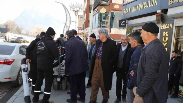 Hakkari ilk defa vakumlu temizlik makinesine kavuştu