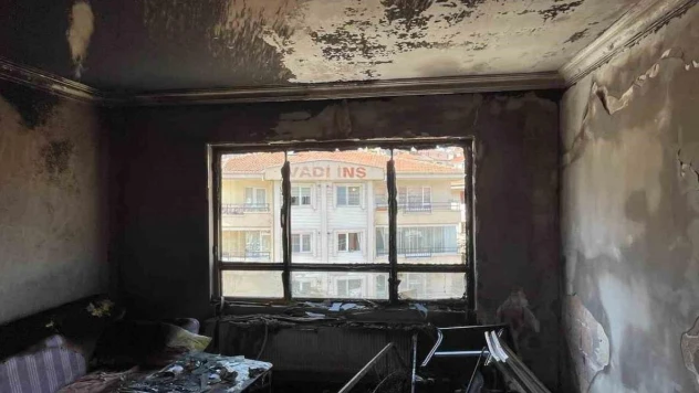 Hakkında tahliye kararı verilen kiracı oturduğu evi yaktı