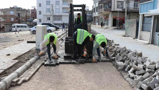 Haliliye'de üst yapı çalışmaları sürdürülüyor