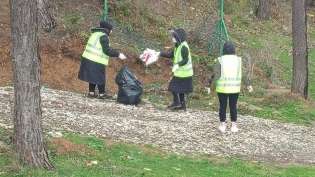 Hamsilos'ta çevre temizliği