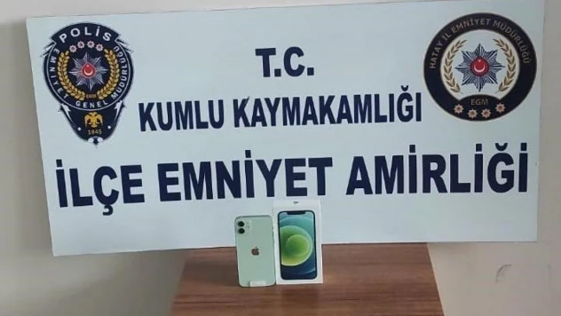 Hatay'da 32 bin TL'lik cep telefonunu çalan 2 hırsız yakalandı