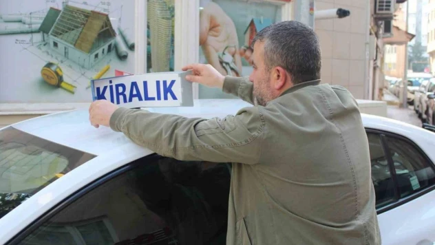 Havaların soğumasıyla oto kiralama işleri yavaşladı