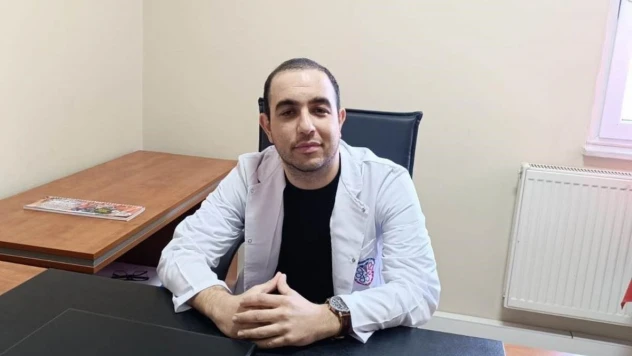 Hisarcık'a atanan ilk Dahiliye Uzmanı göreve başladı