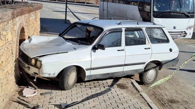 Hisarcık'ta trafik kazası: 1 yaralı