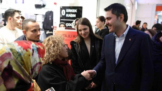 İBB Başkan adayı Murat Kurum'dan alışveriş merkezi ziyareti