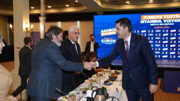 İBB Başkan Adayı Murat Kurum genel yayın yönetmenleriyle buluştu: 10 temel başlıkta projelerini anlattı