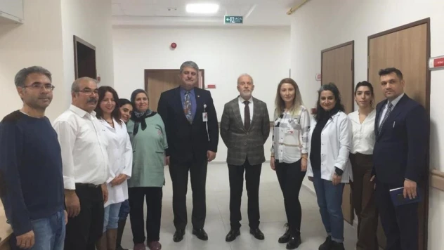 İl Sağlık Müdürü Dr. Öğr. Üyesi Yaşar Bildirici ilçe gezilerine devam ediyor