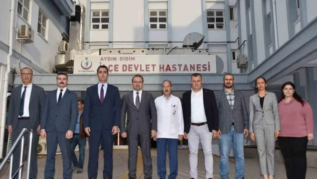 İl Sağlık Müdürü Şenkul Didim Devlet Hastanesi'nde incelemelerde bulundu