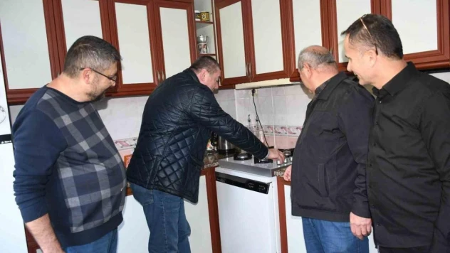 İlk ateşi Başkan Nuri Tekin yaktı